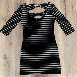 Striped bow dress